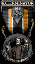 Mafia Inferno Game Looter Medal