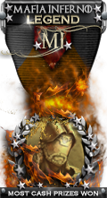 Mafia Inferno Game Exterminator Medal